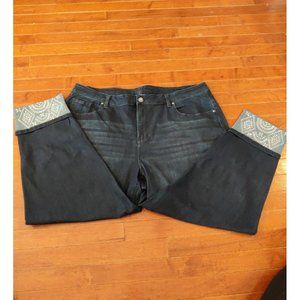 Catherine's Women's 20W Shimmer Cuff Jean